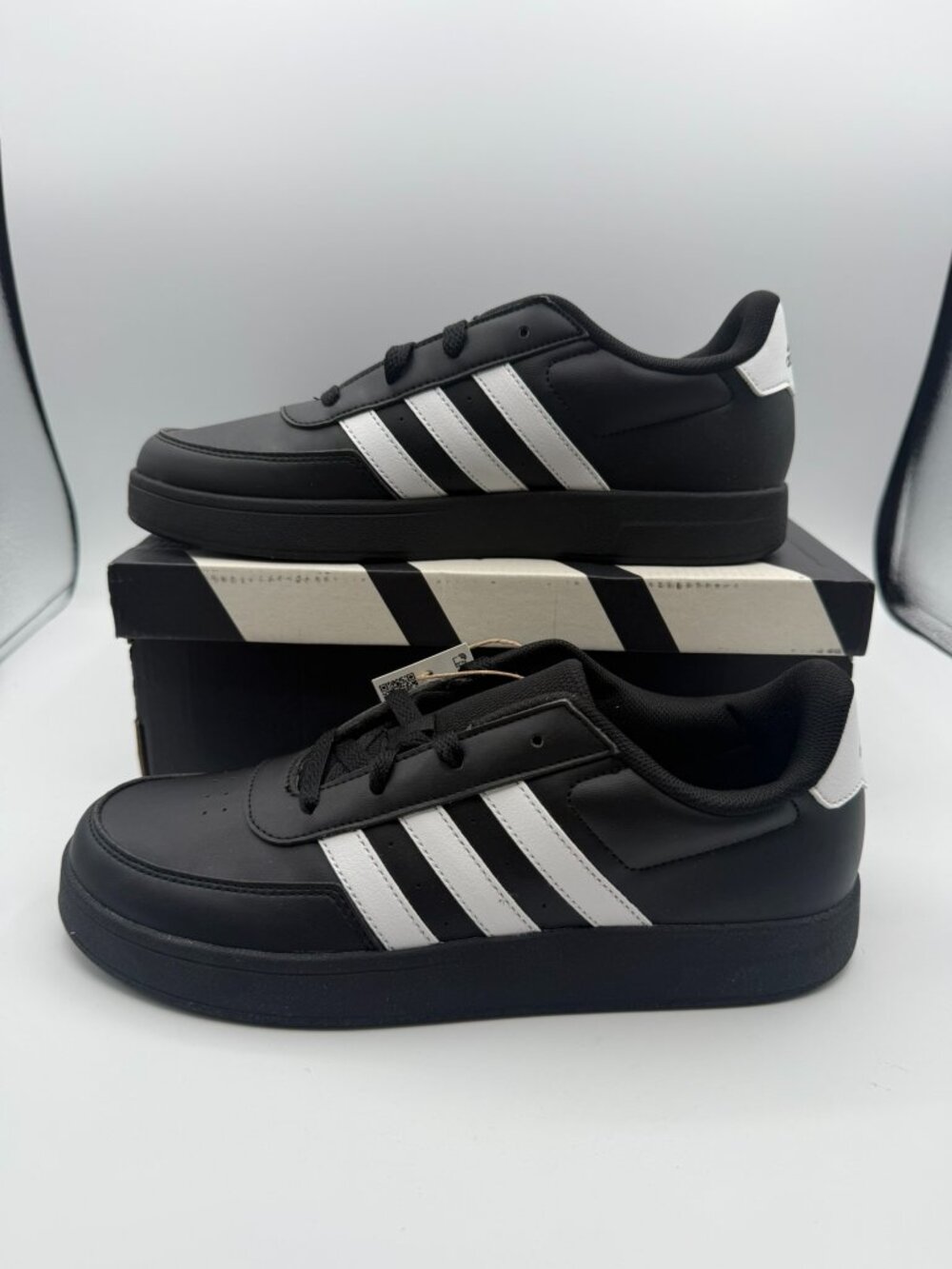 Adidas Breaknet 2.0 Kids Size 6.5 Shoes Black Sneakers New with Box NIB